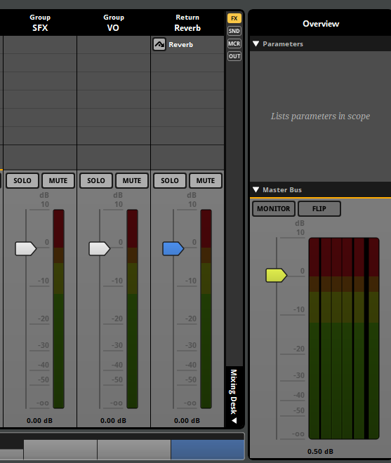 Multi-instrument setup